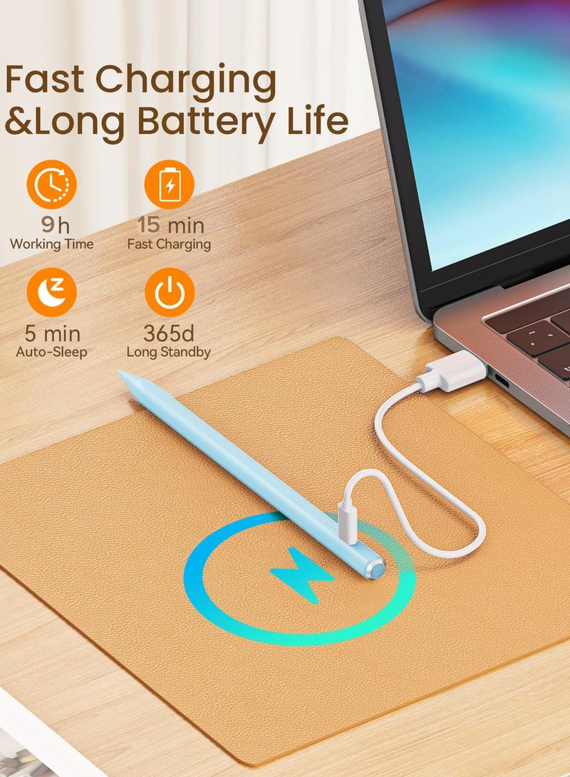 هيان 2026 أحدث قلم Stylus لـ iPad (2018-2025) -13 دقيقة شحن سريع مع حساسية الميل ورفض النخيل لـ iPad 11/10/9/8/7/6th Gen ، Air 7/6/5/4/3/M3/M2 ، Pro 13 "/12.9" /11" /M4 ، Mini 7/6/5th - Image 2
